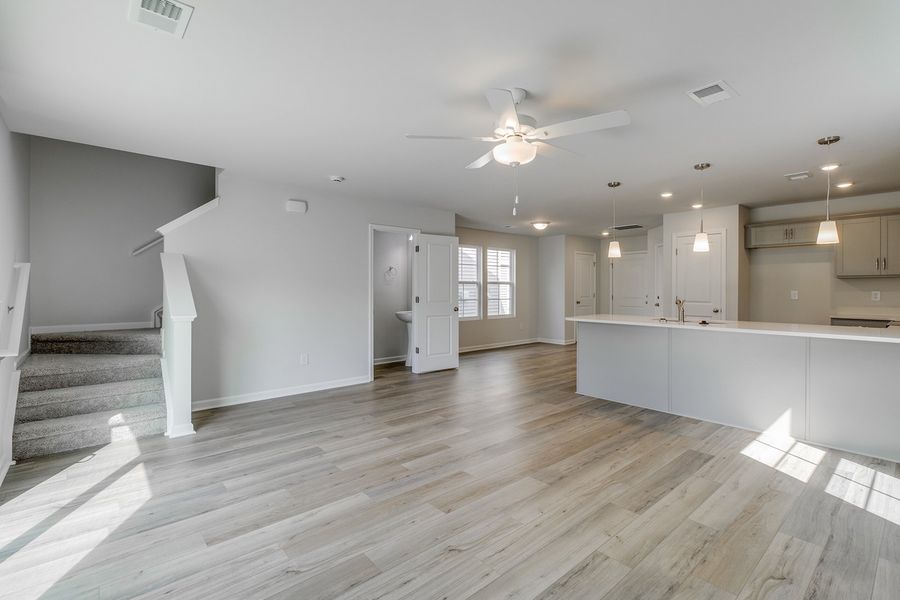 Spacious, unfurnished interior of a new home in Winston Point, Gilbert (Image 13). Spacious, unfurnished interior of a new home in Winston Point, Gilbert (Image 13).