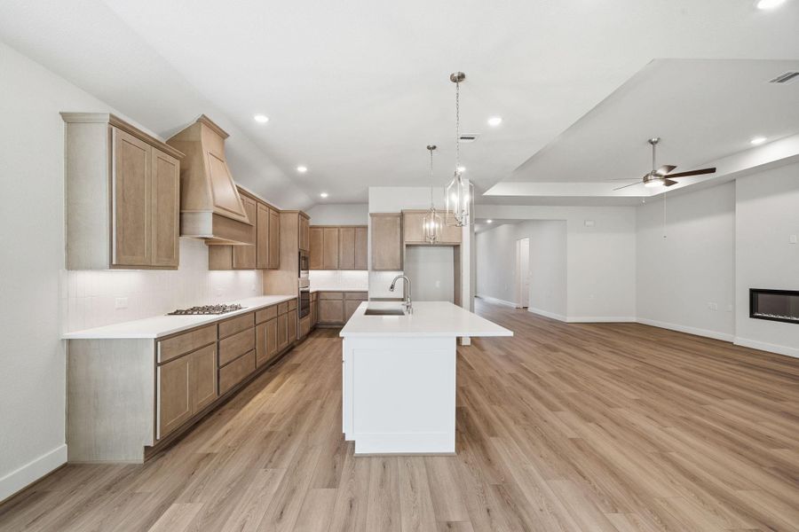 Furnished interior view inside a new home in Chambers Creek, Willis (Image 30).