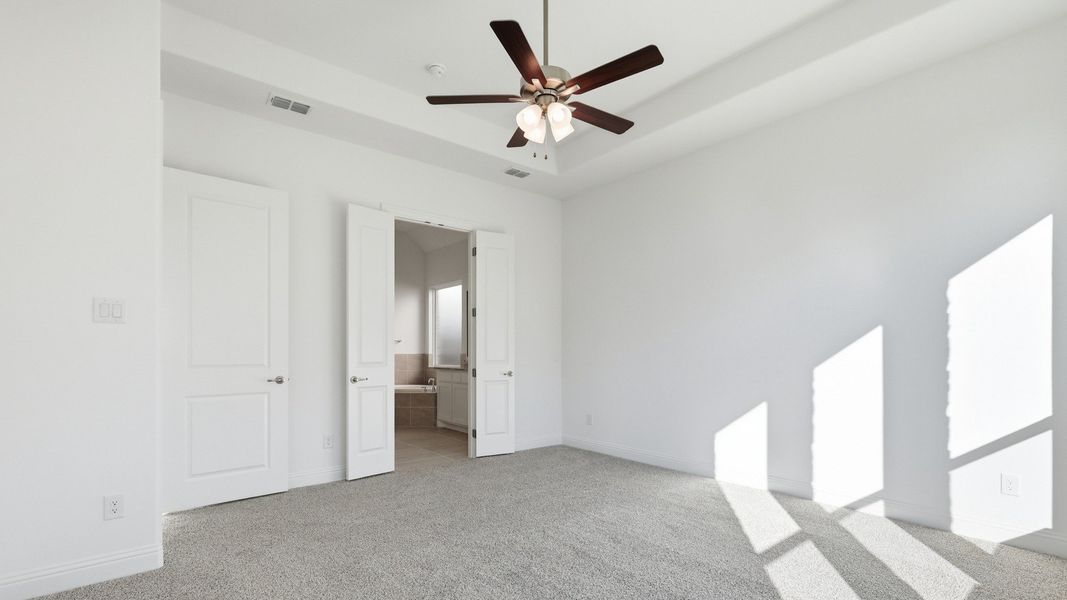 Furnished interior view inside a new home in Rio Vista at Kelly Ranch, Aledo (Image 28).