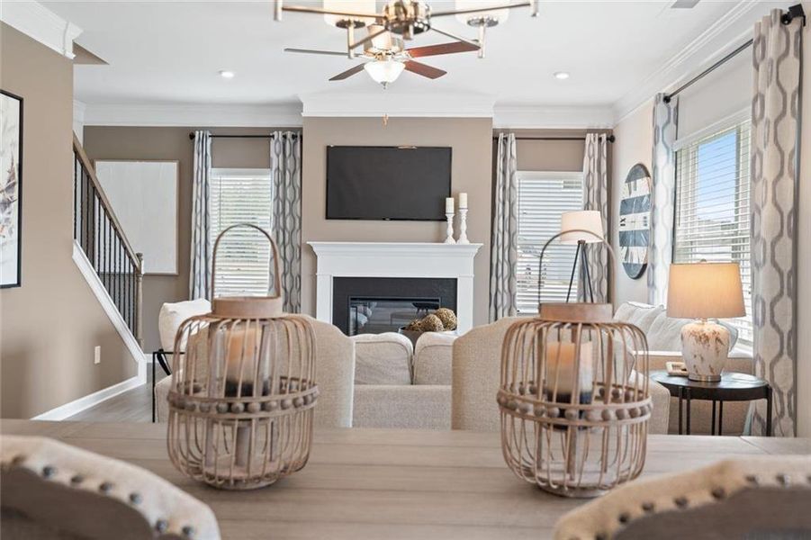 Furnished interior view inside a new home in Hawks View, Ringgold (Image 14).