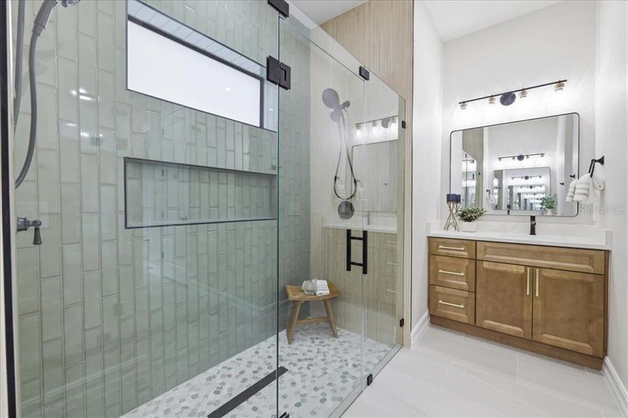 Furnished interior view inside a new home in , Lehigh Acres (Image 33).