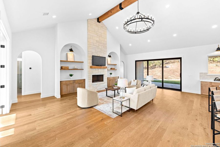 Furnished interior view inside a new home in , Boerne (Image 7).