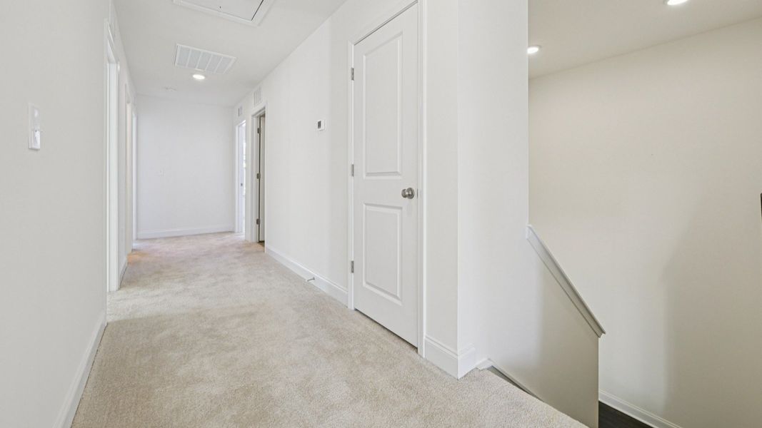 Wagener home plan upstairs landing and storage closet Wagener home plan upstairs landing and storage closet