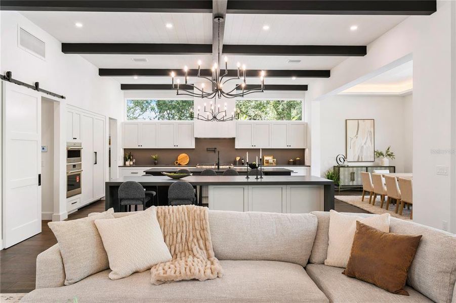 Furnished interior view inside a new home in , Tampa (Image 43).