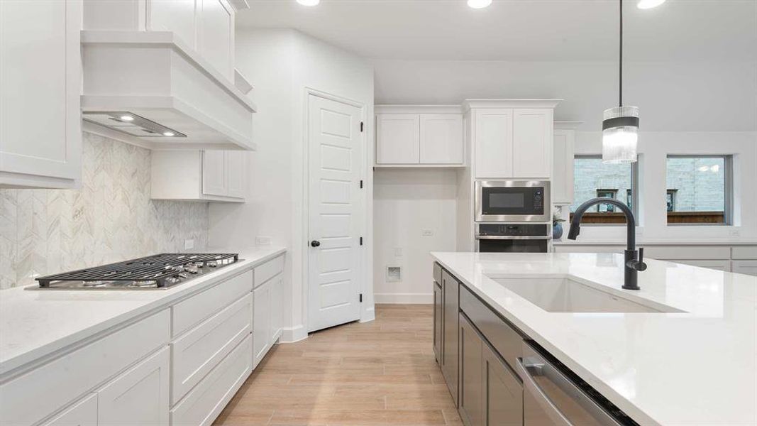 Furnished interior view inside a new home in The Heights at Uptown Celina, Celina (Image 10).