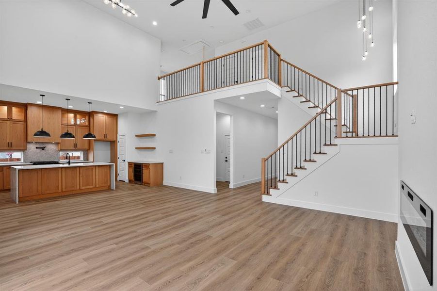 Furnished interior view inside a new home in , Dallas (Image 11). Furnished interior view inside a new home in , Dallas (Image 11).