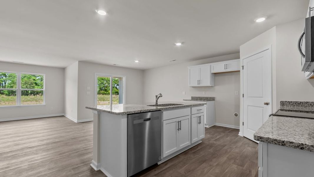Representative furnished interior of a home built from the Cali by D.R. Horton in Hobbs Farm, Ayden (Image 5).
