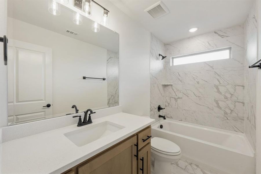 Furnished interior view inside a new home in Willow Wood Classic 50, McKinney (Image 6).