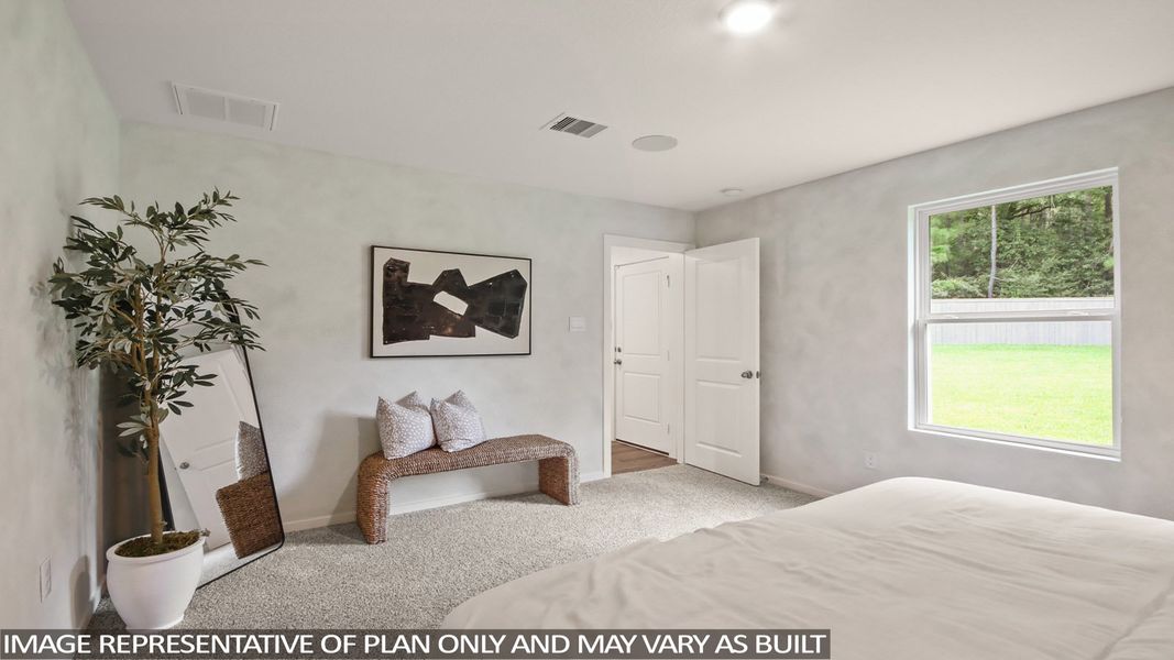 Furnished interior view inside a new home in Lexington Heights, Willis (Image 16).