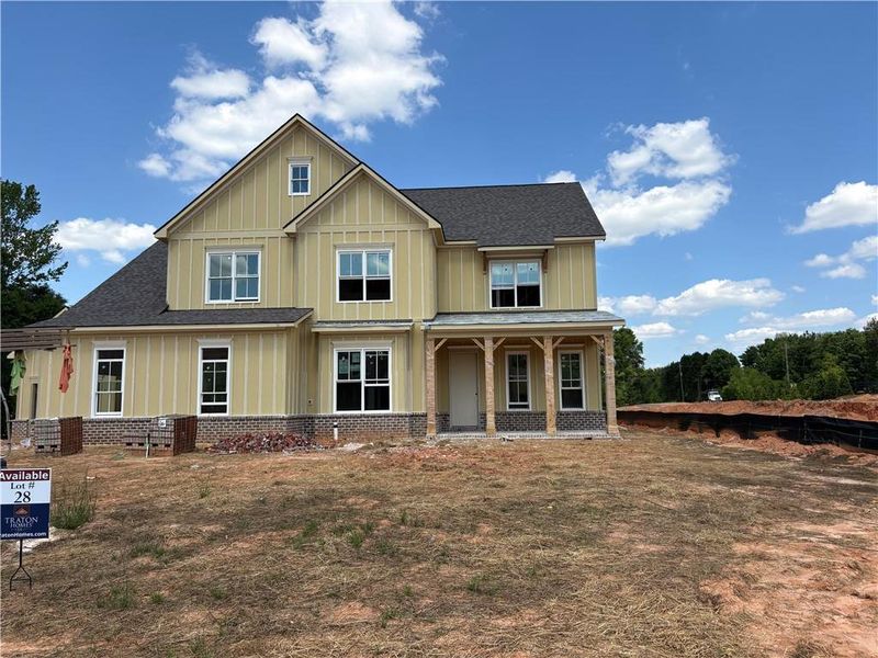 In-progress construction of a new home in The Tillery, Marietta, GA (Image 78).