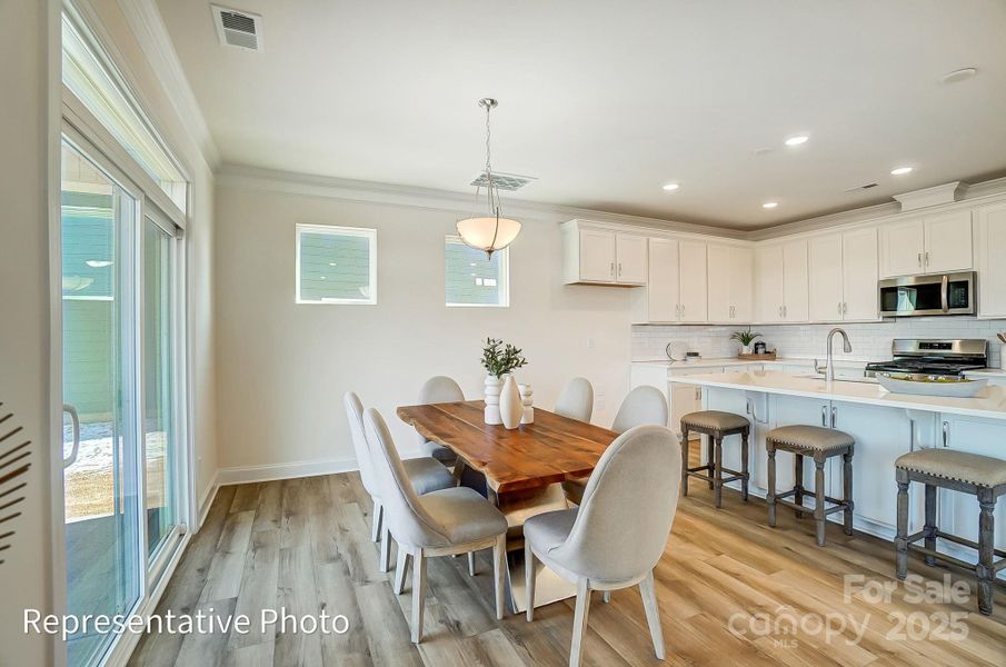 Furnished interior view inside a new home in Ashton Park, Monroe (Image 5).