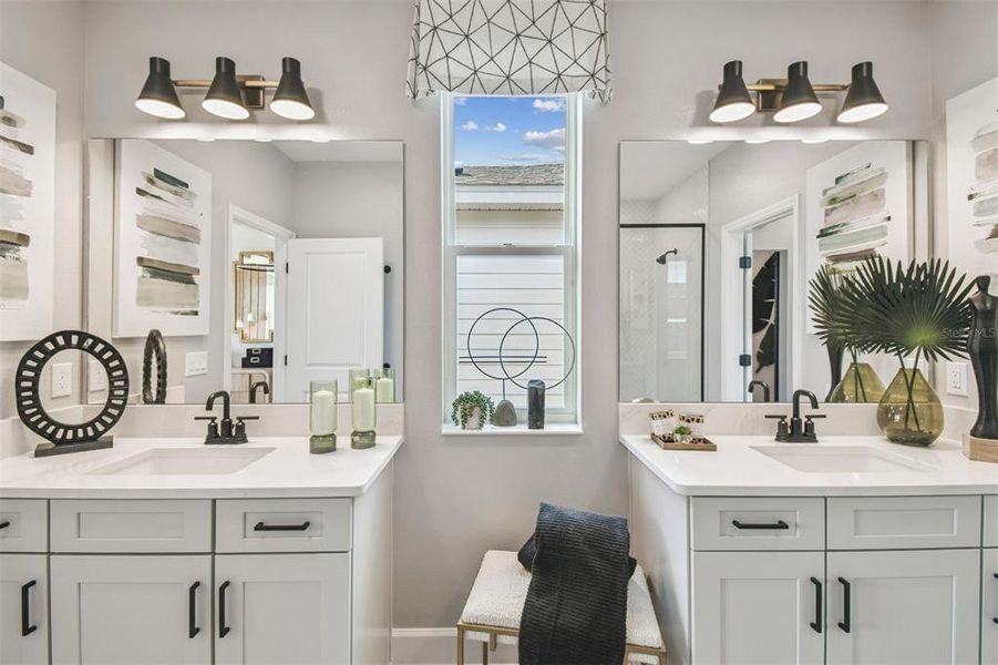 Furnished interior view inside a new home in Lake Star at Ovation, Winter Garden (Image 30).