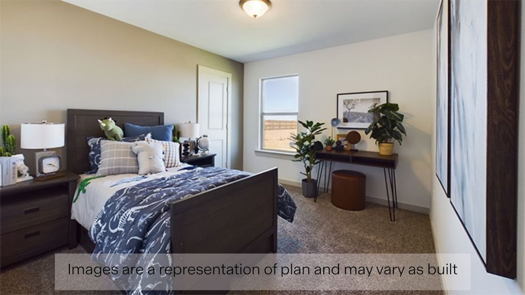 Furnished interior view inside a new home in Allen Farms, Lubbock (Image 11).