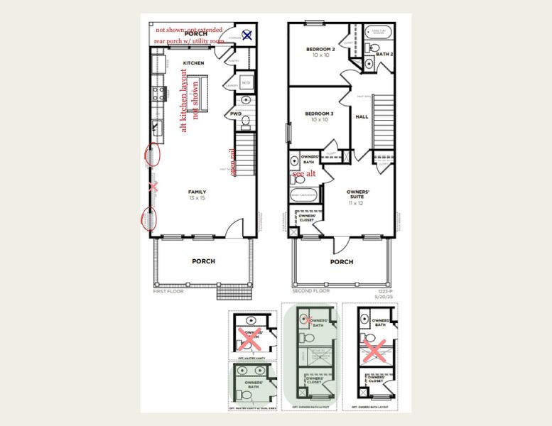 2D floor plan layout of this home in Nexton - Midtown, Summerville, SC (Image 6).