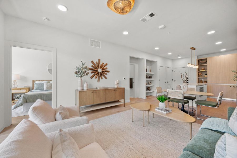 Furnished interior view inside a new home in , Austin (Image 13).