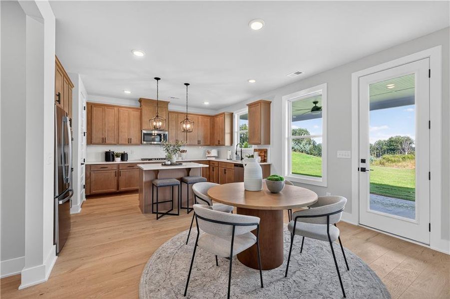 Furnished interior view inside a new home in , Gainesville (Image 4).