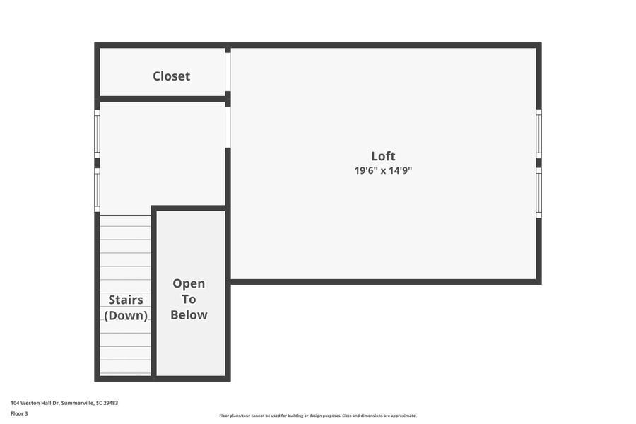 2D floor plan layout of this home in , Summerville, SC (Image 5).