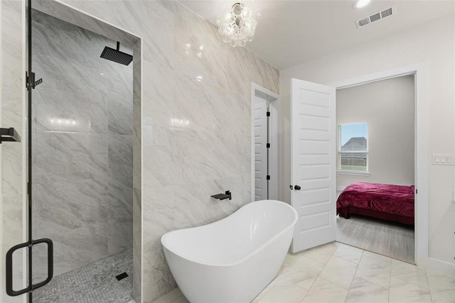 Furnished interior view inside a new home in , Forney (Image 26).