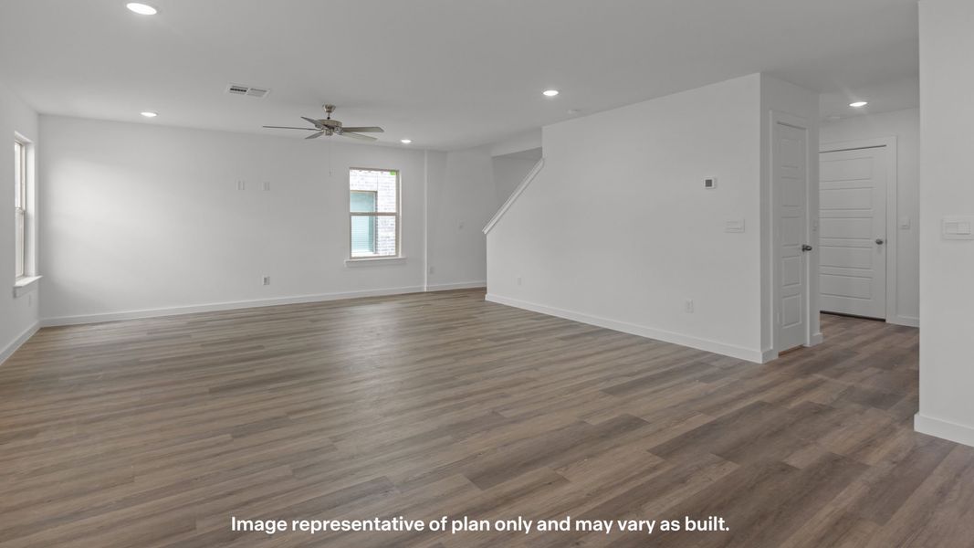 Spacious, unfurnished interior of a new home in Overlook West, Wolfforth (Image 13).