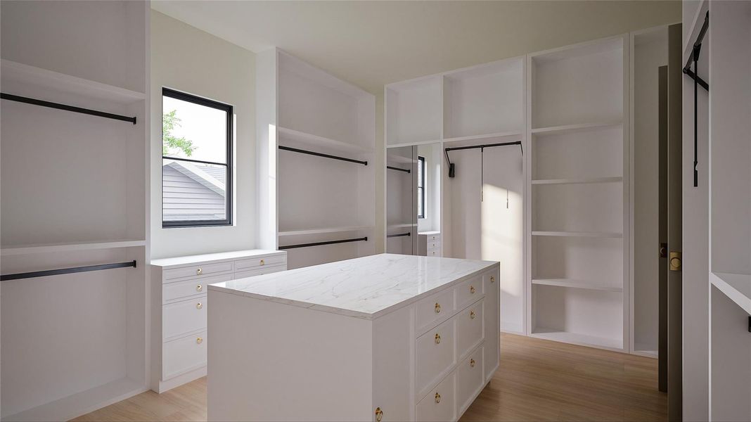 Primary Closet Rendering Primary Closet Rendering