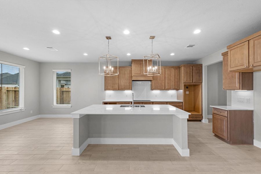 Furnished interior view inside a new home in Morton Creek Ranch, Katy (Image 5).
