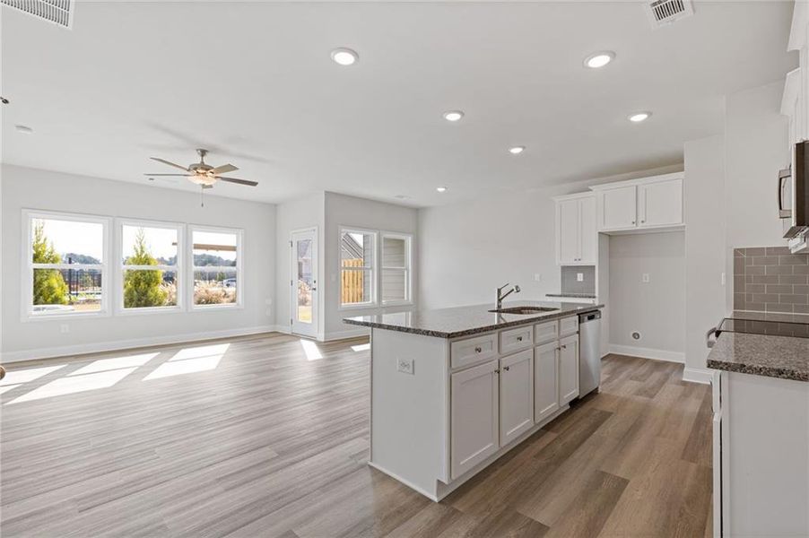 Furnished interior view inside a new home in , Dacula (Image 3).