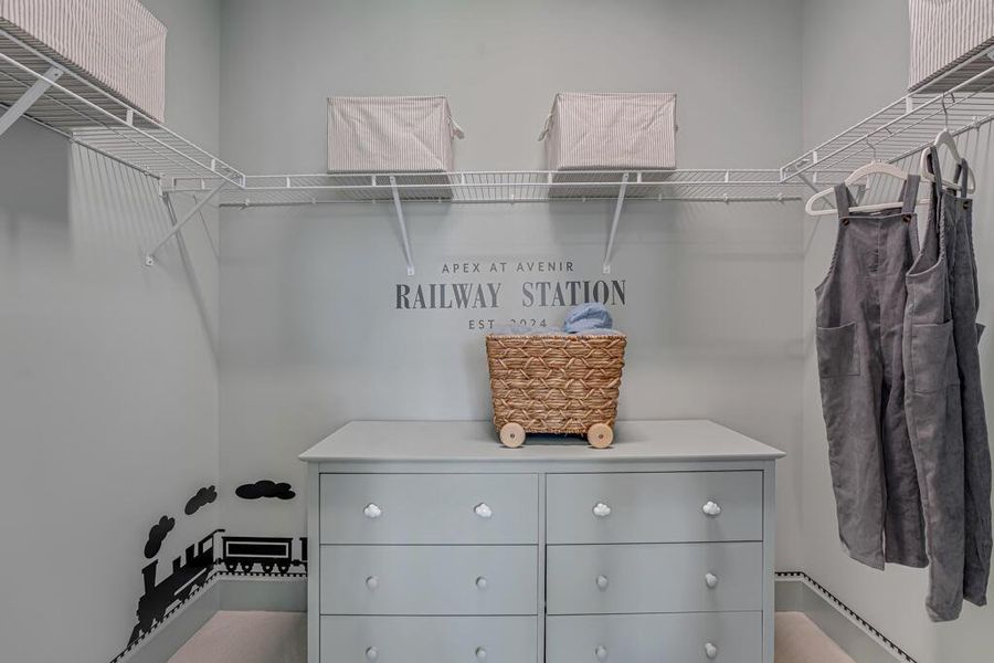 Furnished interior view inside a new home in Apex at Avenir, Palm Beach Gardens (Image 94).