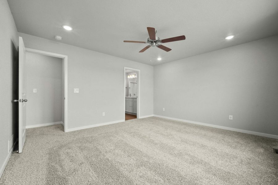 Representative unfurnished interior of a home built from the Balsam by View Homes in Aspen Ranch, Fountain (Image 19).