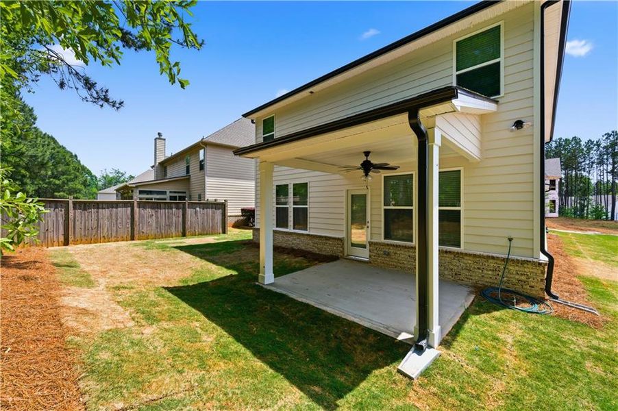 Exterior details and patio area of a home in Westminster, Covington (Image 4).