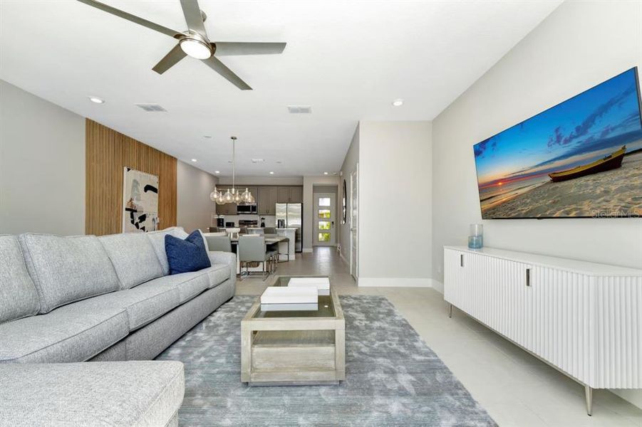 Furnished interior view inside a new home in , Kissimmee (Image 9).