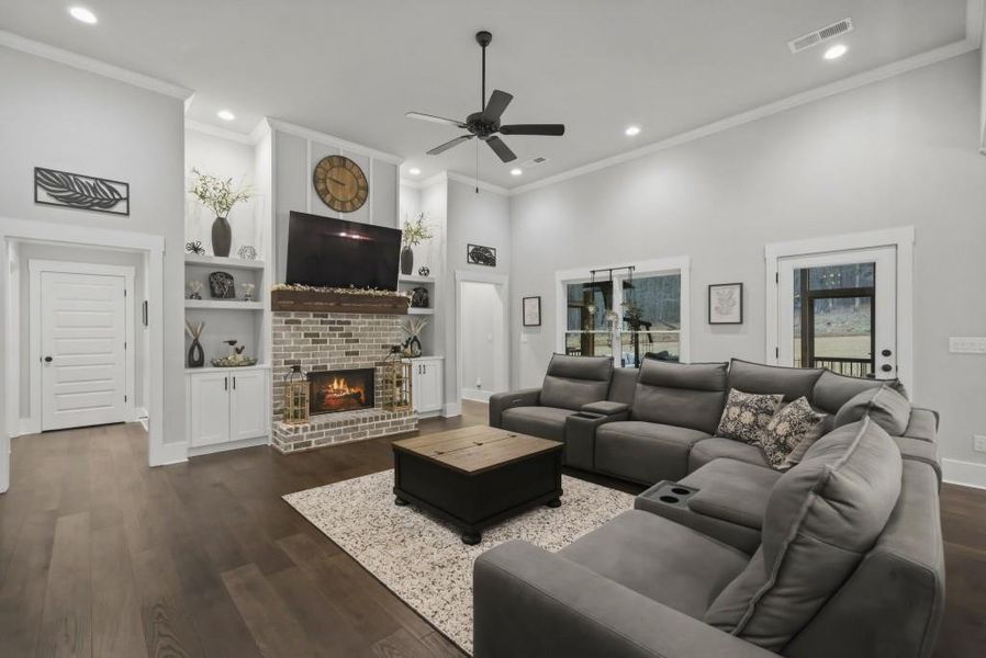Furnished interior view inside a new home in , Buckhead (Image 10).