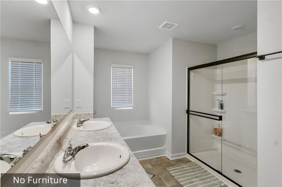 Furnished interior view inside a new home in , Dawsonville (Image 51).