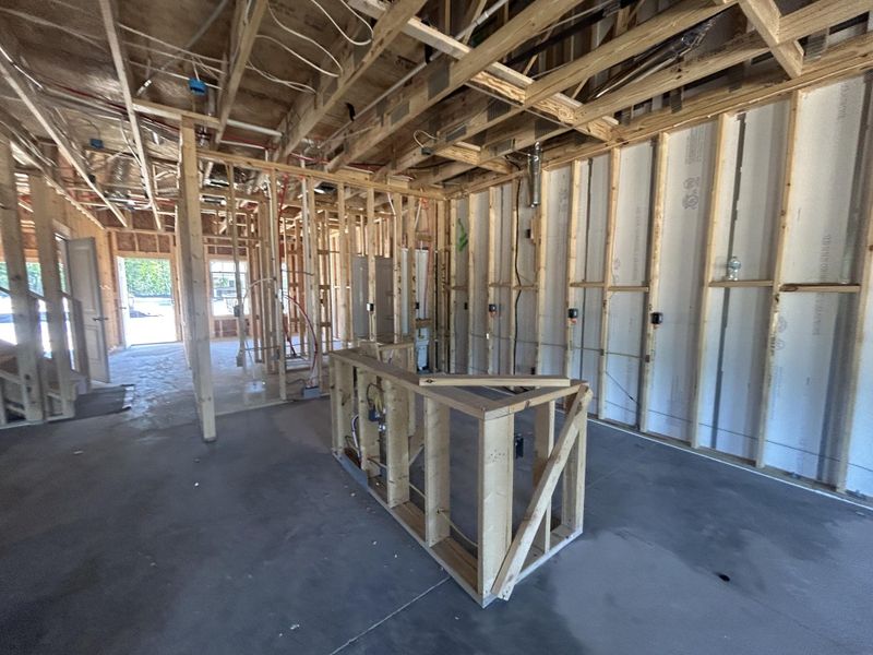 In-progress construction of a new home in , Ravenel, SC (Image 5).