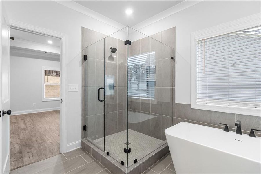 Furnished interior view inside a new home in Belle Woode Estates, Monroe (Image 6).