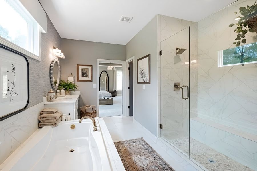 Furnished interior view inside a new home in Woodberry, Canton (Image 11).