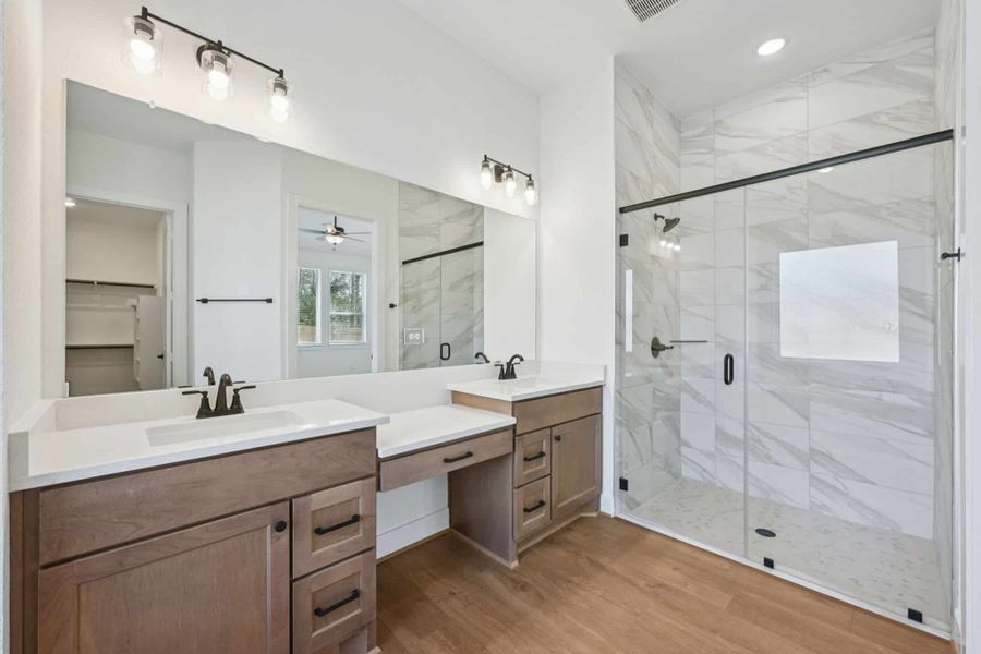 Furnished interior view inside a new home in The Woodlands Hills, Willis (Image 6).