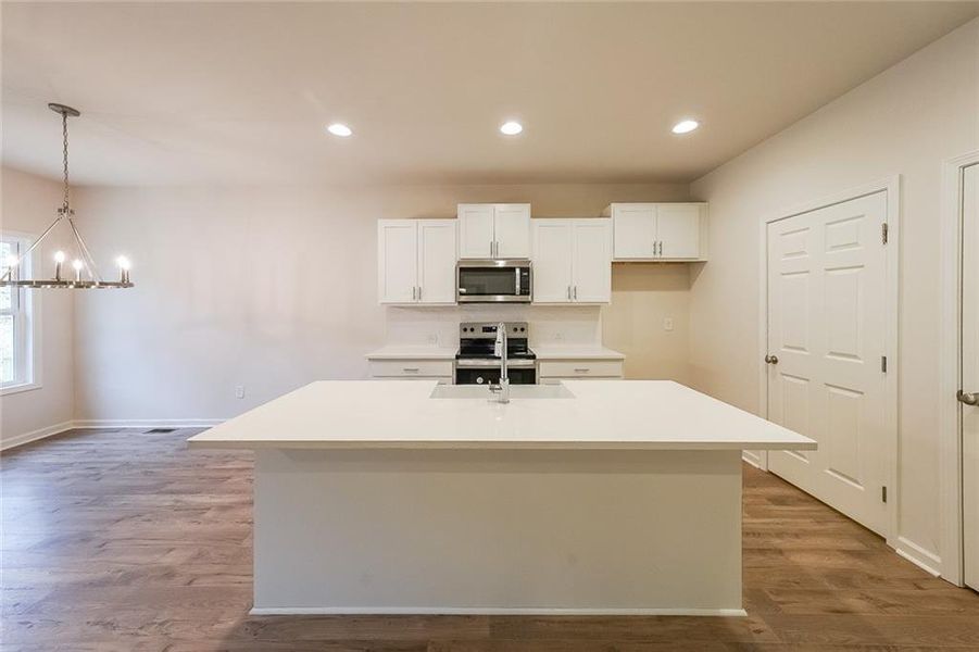 Furnished interior view inside a new home in , Gainesville (Image 4).