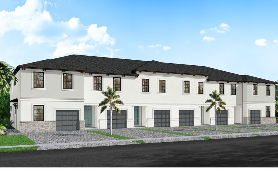 Townhome 6-Unit Exterior