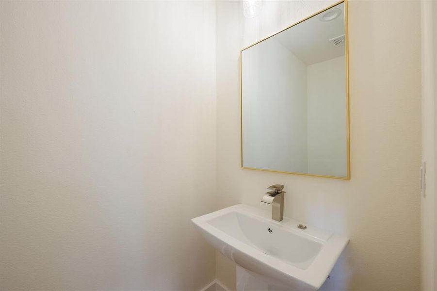 2nd floor powder room