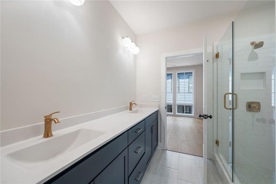 Furnished interior view inside a new home in , Atlanta (Image 5).