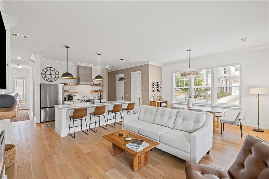 Furnished interior view inside a new home in , Woodstock (Image 16). Furnished interior view inside a new home in , Woodstock (Image 16).