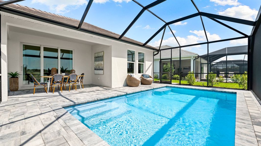 Representative exterior details of a home built from the Alta by Taylor Morrison in Esplanade at Wellen Park, Englewood (Image 21).