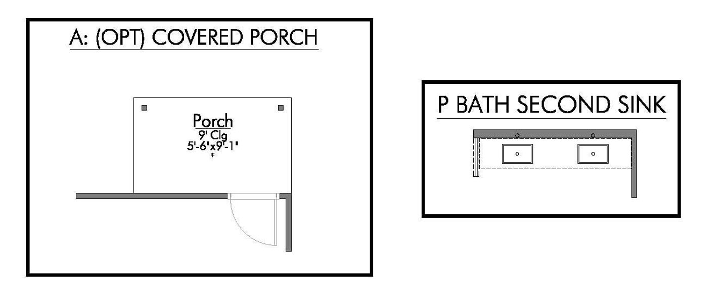 2D floor plan layout for the The 2029 by Stylecraft Builders in Hilltop Heights, Waco, TX (Image 4).