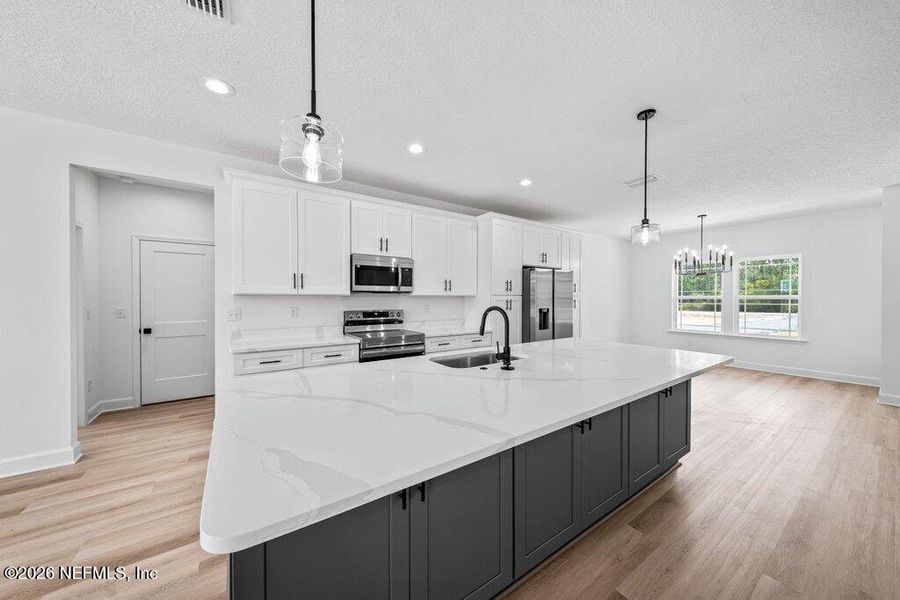Furnished interior view inside a new home in , Sanderson (Image 11).