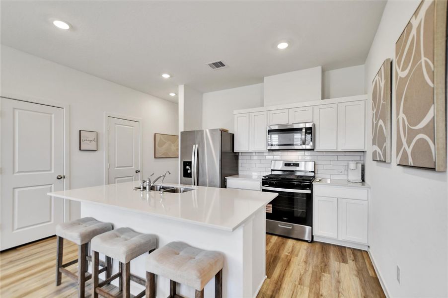 Furnished interior view inside a new home in Legacy Park, Houston (Image 11).