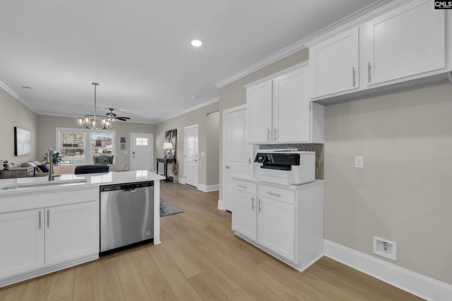 Furnished interior view inside a new home in Bickley Station, Irmo (Image 12).