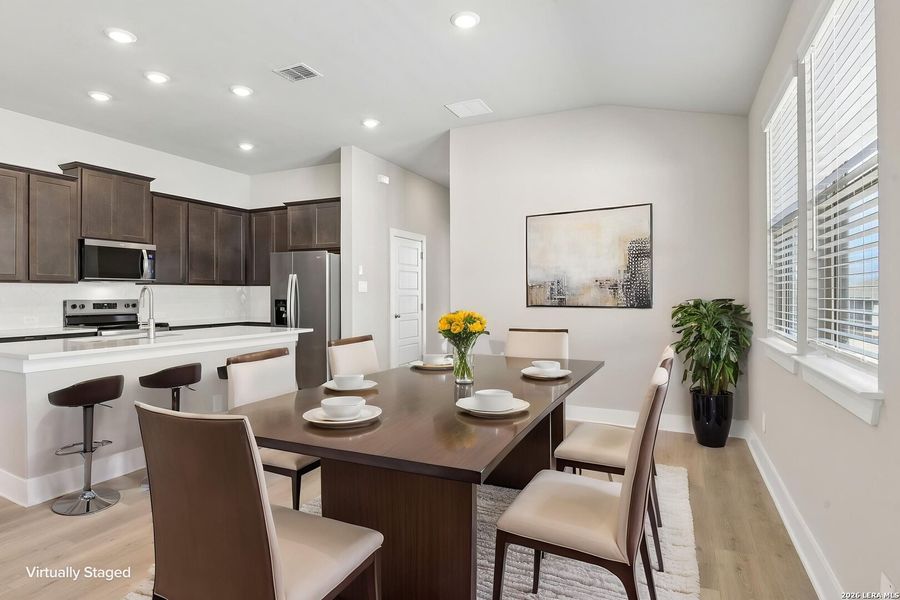 Furnished interior view inside a new home in Royal Crest, San Antonio (Image 12).