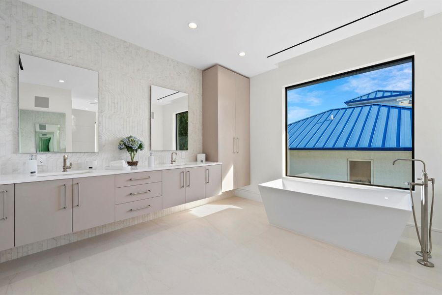 Furnished interior view inside a new home in , Pompano Beach (Image 49). Furnished interior view inside a new home in , Pompano Beach (Image 49).