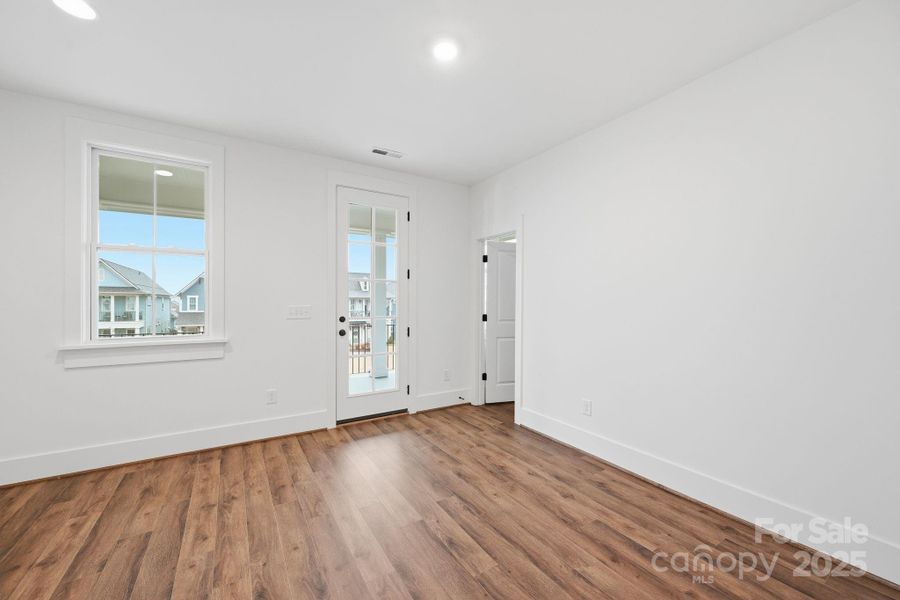 Loft with closet - perfect as a bonus room or additional bedroom. Loft with closet - perfect as a bonus room or additional bedroom.