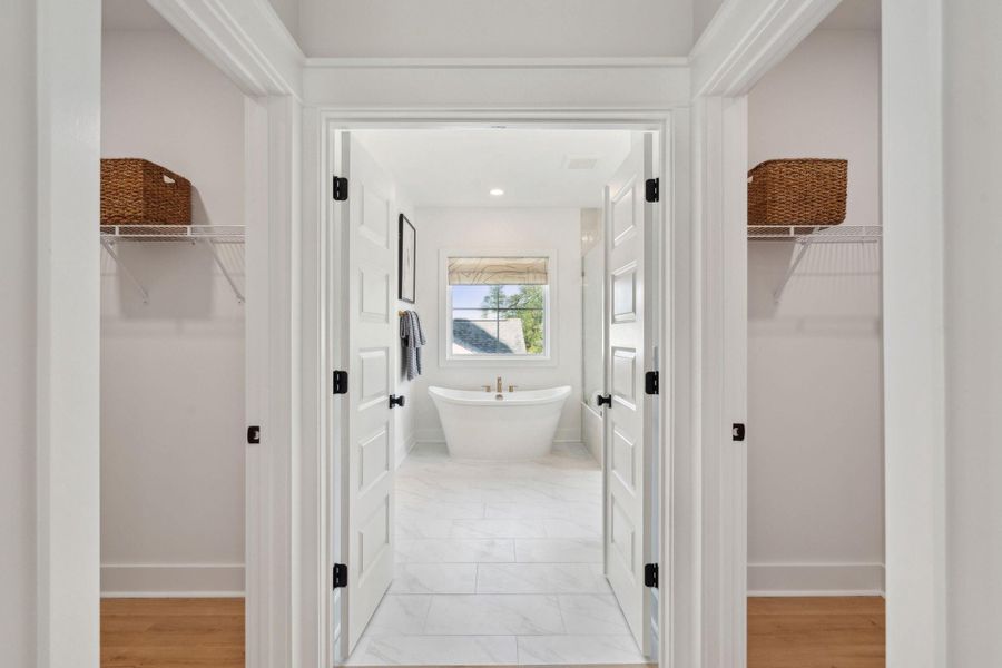 Furnished interior view inside a new home in Tidewater at Lakes of Cane Bay, Summerville (Image 11).